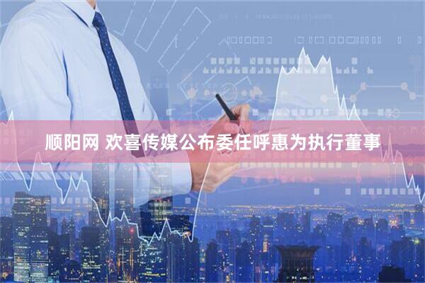 顺阳网 欢喜传媒公布委任呼惠为执行董事